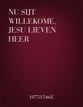 Nu sijt willekome, Jesu lieven Heer SAB choral sheet music cover